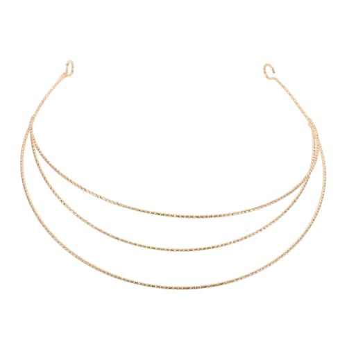 WEKADRIN Vintage Mary Stirnband Barock Krone Retro Kopfschmuck für Frauen und Mädchen Flexibel Bequem für Hochzeit Party Festival Cosplay von WEKADRIN