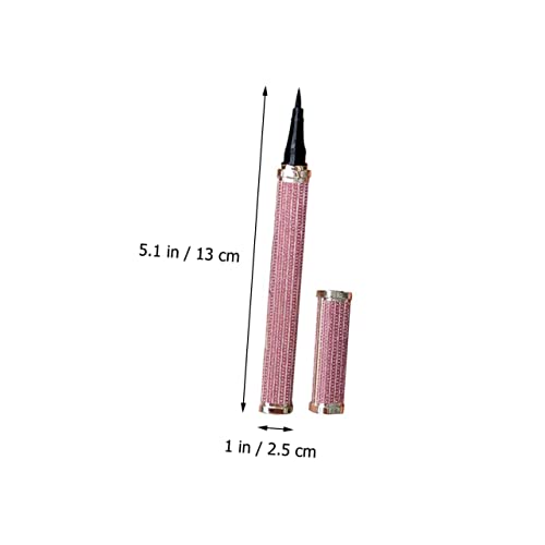 WEKADRIN Wasserfester Flüssiger Eyeliner mit Flexiblem Pinselspitze für Präzise Anwendung Langanhaltend und Verschmierungsfrei Kompakte für Damen Make Up für Reise und Salongebrauch von WEKADRIN