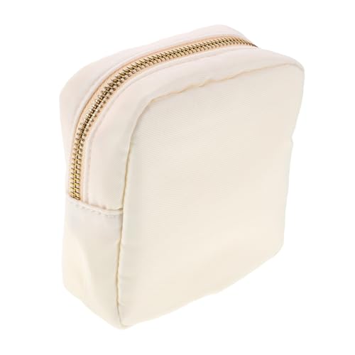 WEKADRIN wasserdichte Nylon Kosmetiktasche Klein Kompakt Reise-Make-up Organizer Wasserabweisend mit Reißverschluss für Damen Mädchen Schminktasche Reisetasche von WEKADRIN