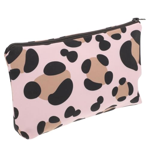 WEKADRIN wasserdichte PU Kosmetiktasche Damen Reise Make up Organizer Kulturbeutel Tragbar Vielseitig für Toilettenartikel und Alltag von WEKADRIN