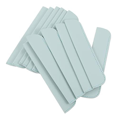 WEKAMOS 1 Satz Teiliges Pu Leder Stiftetui Set Kratzfeste Und Leichte Federmäppchen Schutzhüllen Für Füllfederhalter Und Kugelschreiber Tragbare Schreibgeräte Aufbewahrungstaschen 12 Stück von WEKAMOS