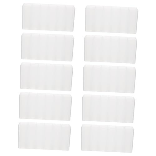 WEKAMOS 10 Stück Stifthalter aus Robustem Wasserfeste Aufbewahrungsbox für Marker und Kosmetik Kompakter Schreibtisch Organizer Leicht und Platzsparend fürs Büro und Zuhause von WEKAMOS