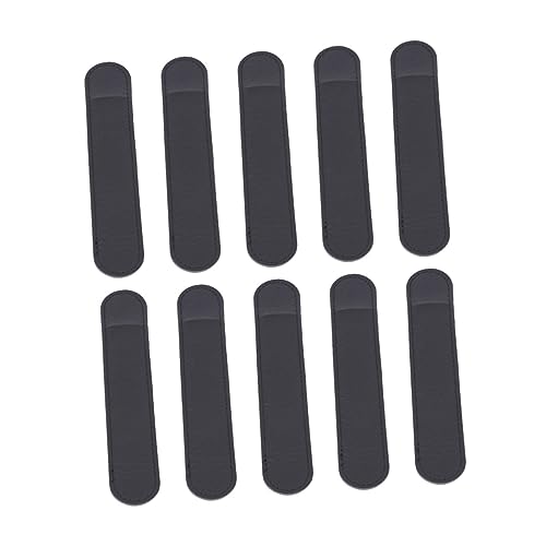 WEKAMOS 10 Stück Teiliges PU Leder Stiftetui Kratzschutz Hülle für Touch Stifte und Füllfederhalter Leichtes Schlankes Design Eleganter Schutz für Tablet Stylus Vielseitig und Robust von WEKAMOS