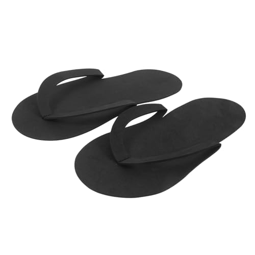 WEKAMOS 12 Paare Faltbare Einweg EVA Hausschuhe für Damen Offene Zehen Weiche Bequeme Rutschfeste Badeschuhe Schnelltrocknend für Reisen Hotel Spa und Gästegebrauch von WEKAMOS