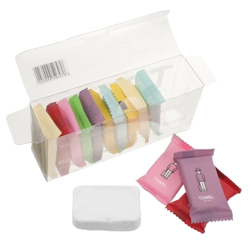 WEKAMOS 14stücke Komprimierte Handtücher Reise Handtuch Einweg Waschhandtücher Camping Handtücher Schnell Trocknend Für Reisen Und Outdoor von WEKAMOS