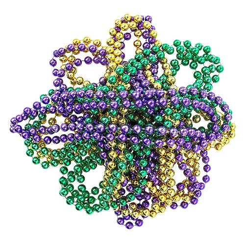 WEKAMOS 15 Stück Teiliges Party Bunte Perlenketten Mexikanischer Karneval Halsketten Festliche Dekoration für Kostüm und Maskenpartys von WEKAMOS
