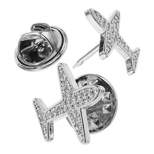 WEKAMOS 2 Stück Broschenknöpfe Airplane Form Silber Unsichtbare Sicherheitsnadeln für Hemden und Blusen Exposure Fixiernadeln Modische Kleidungsschmucknadeln für Damen WEKAMOS 2 Stück Broschenknöpfe Airplane Form Silber Unsichtbare Sicherheitsnadeln für Hemden und Blusen Exposure Fixiernadeln Modische Kleidungsschmucknadeln für Damen von WEKAMOS