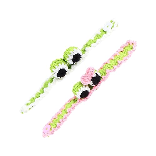 WEKAMOS 2stücke Kinderarmband Mit Entzündendem Tier-design Spielzeug Für Junge Mädchen Kreatives Wolle Armband Handgefertigte Verarbeitung Hochwertiges Material Tolles Geschenk Für Tourism von WEKAMOS