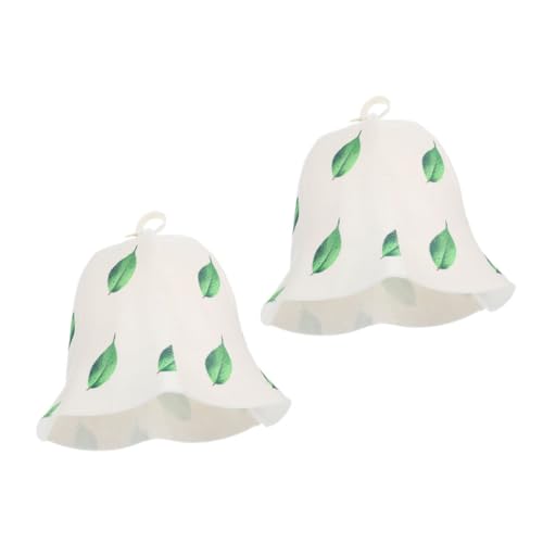 WEKAMOS 2stücke Sauna-hut Aus Filz Bequeme Badekappe Für Damen Und Mädchen Schützt Kopf Und Haar Vor Hitze Für Sauna Und Wellness Mit Praktischem Aufhänger von WEKAMOS