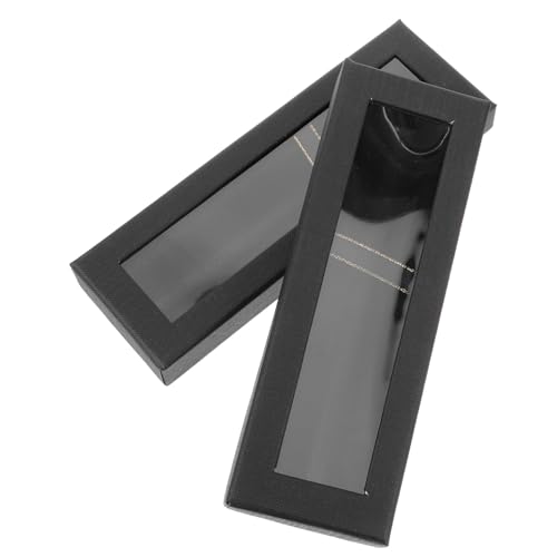 WEKAMOS 2 Stück Stiftebox aus Robustem Papier mit Transparentem Fenster Leicht Vielseitig als Federmäppchen und Geschenkverpackung Maße für Füllfederhalter und Stifteorganizer WEKAMOS 2 Stück Stiftebox aus Robustem Papier mit Transparentem Fenster Leicht Vielseitig als Federmäppchen und Geschenkverpackung Maße für Füllfederhalter und Stifteorganizer von WEKAMOS