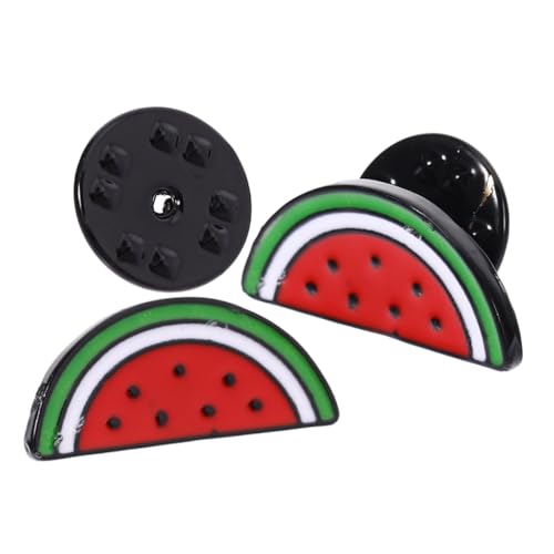 WEKAMOS 2 Stück Wassermelonen Cartoon Brosche Kreative Anstecknadel für Damen für Kleidung und Taschen Einzigartiges für Partys und Besondere Anlässe von WEKAMOS