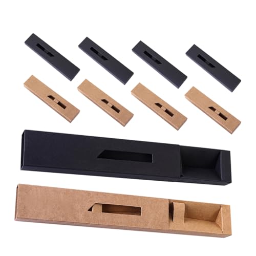 WEKAMOS 20 Stück Box Ausziehbare Stiftebox Stifteaufbewahrung Stifteboxen Füllfederhalter Leere Boxen Lipgloss Verpackung Stifteetui Stifteetui Kleiner Einzelner Stifthalter Stifteetuis von WEKAMOS