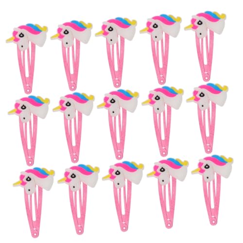 WEKAMOS 20 Stück Teiliges Einhorn Haarspangen für Kleine Mädchen Niedliche und Langlebige Haarklammern Vielseitig Einsetzbar für Alltag Party und Fotoshootings Modischer Cartoon Stil von WEKAMOS