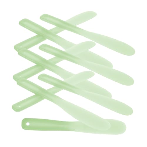 WEKAMOS 20 Stück Teiliges Silikon Makeup Spatel mit Griff Langlebige Kosmetische Rührstäbchen für Foundation Lidschatten Lippenfarbe und Nagellack Vielseitige Wiederverwendbar von WEKAMOS