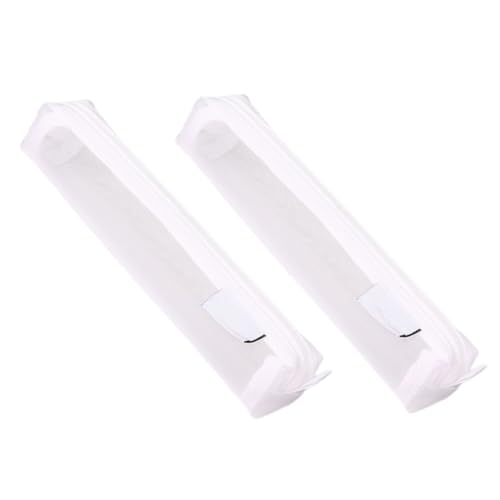 WEKAMOS 2stücke Transparente Stifteetuis Pack Mini Bleistift Taschen Aus Tragbare Schreibwaren Aufbewahrungsbeutel Für Studenten Zum Organisieren Und Verstauen in Rucksäcken Und Taschen von WEKAMOS