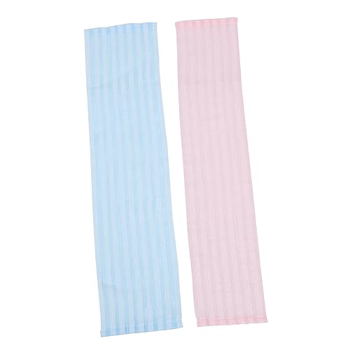 WEKAMOS 2stücke Badetücher Für Körperpeeling Lange Form Geeignet Für Dusche Und Bad Zur Entfernung Abgestorbener Hautzellen Und Tiefenreinigung Leicht Zu Reinigen Und Hautfreundlich von WEKAMOS