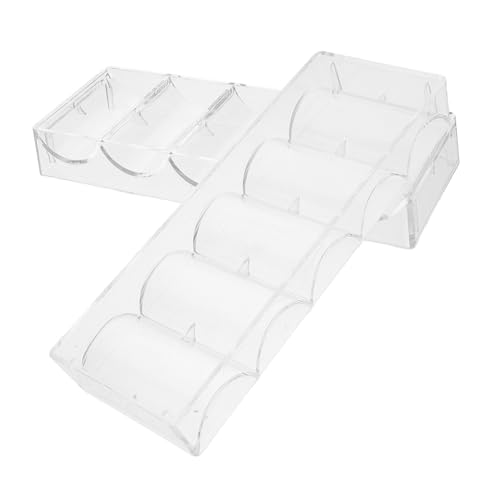 WEKAMOS 2stücke Transparenter Acryl Pokerchip Holder Mit Kapazität Chip Box Organizer Für Familienpartys Chip Tablett Durchsichtig WEKAMOS 2stücke Transparenter Acryl Pokerchip Holder Mit Kapazität Chip Box Organizer Für Familienpartys Chip Tablett Durchsichtig von WEKAMOS