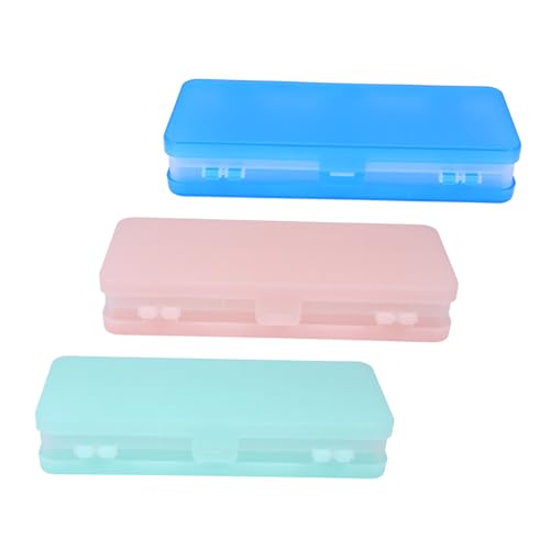WEKAMOS 3 Stück Große Doppelseitige Pen Box mit Transparenter Matter Oberfläche Multifunktionale Federtasche mit Viel Stauraum und Praktischem Doppel Layer Design für Schüler und WEKAMOS 3 Stück Große Doppelseitige Pen Box mit Transparenter Matter Oberfläche Multifunktionale Federtasche mit Viel Stauraum und Praktischem Doppel Layer Design für Schüler und von WEKAMOS
