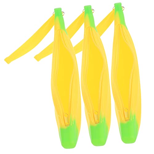 WEKAMOS 3Stücke Teiliges Silikon Stiftbeutel Bananenform Cartoon Mäppchen für Praktische und Schreibwaren Organizer Langlebig und Platzsparend für Schule und Freizeit WEKAMOS 3Stücke Teiliges Silikon Stiftbeutel Bananenform Cartoon Mäppchen für Praktische und Schreibwaren Organizer Langlebig und Platzsparend für Schule und Freizeit von WEKAMOS
