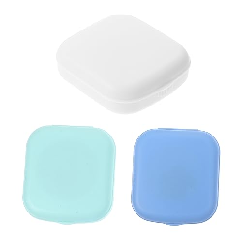 WEKAMOS 3sätze Kontaktlinsenbox in Reisegröße Linsenbox Auslaufsicher Kontaktlinsenbehälter Tragbar Augenlinsen-Organizer Für Damen Kontaktlinsenhalter Kompakt Und Langlebig von WEKAMOS