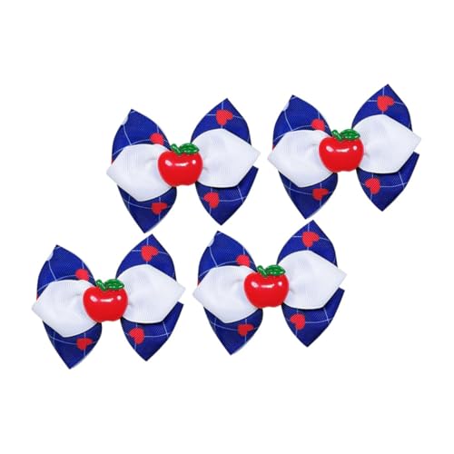 WEKAMOS 4 Stück Teiliges Haarklammern mit Schleifen für Mädchen Leichte Bowknot Haarspangen Sichere Fixierung Elegant und Niedlich Geeignet für Alltag und Hochzeitsschmuck von WEKAMOS