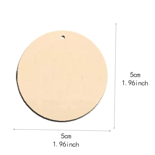 WEKAMOS 50 Stück Runde Holzohrringe Leichte Hölzerne Ohrhänger Modische Ohraccessoires für Damen und Mädchen Casual Party Schmuck Natürliche Farbgebung Langlebiges Design von WEKAMOS