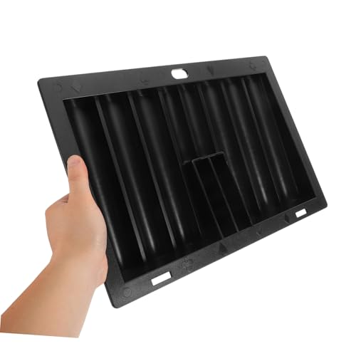 WEKAMOS Acryl Poker Chip Box Transparent Poker Chip Ständer Organizer Vielseitiger Aufbewahrungstablett Für Gesellschaftsspiele Gaming Zubehör von WEKAMOS