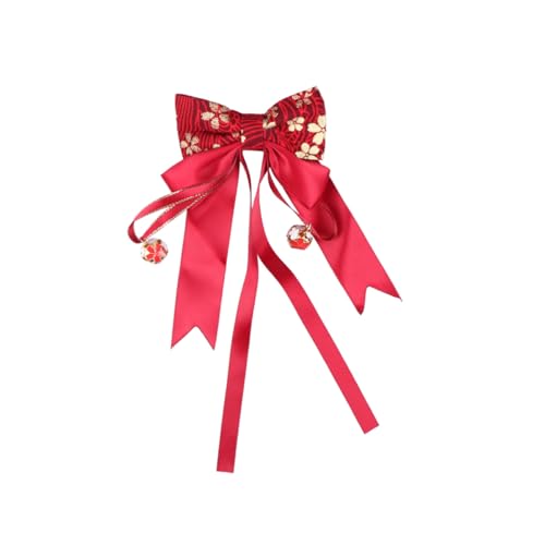 WEKAMOS Chinesische Haarnadel Schleife Haarschmuck Mädchen Festlicher Haarklammer mit Bowknot Design für Neujahr und Traditionellen Chinesischen Stil von WEKAMOS