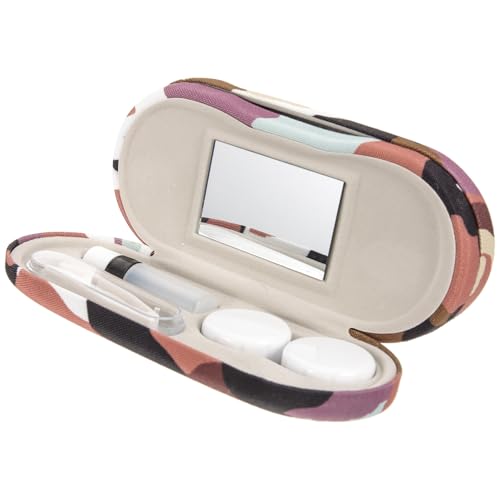 WEKAMOS Doppelschicht Brillenetui Camouflage Hartschalen Etui Leicht Outdoor Reise Brillenbox Organizer für Standard Brillen und Sonnenbrillen von WEKAMOS