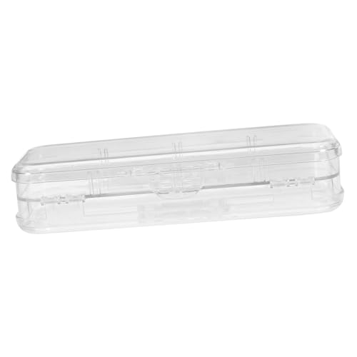 WEKAMOS Große Transparente Stiftebox aus Robustem Abs Leichter Stifte Organizer mit Doppelter Unterteilung Großer Fassungsvermögen Sicherer Verschluss für Schule und Büro WEKAMOS Große Transparente Stiftebox aus Robustem Abs Leichter Stifte Organizer mit Doppelter Unterteilung Großer Fassungsvermögen Sicherer Verschluss für Schule und Büro von WEKAMOS