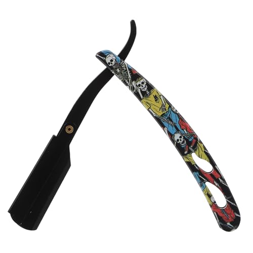 WEKAMOS Manuelles Haarschneide Rasiermesser aus Edelstahl Professionelles Haarschneidewerkzeug mit Ergonomischem Griff Langlebig und Präzise Geeignet für Friseure und Heimgebrauch von WEKAMOS