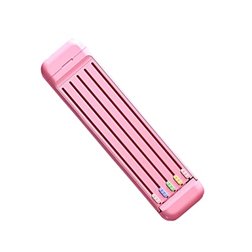 WEKAMOS Multifunktionale Kunststoff Stiftebox Aufbewahrungset für Schule und Zuhause Tragbar und Platzsparend mit Unabhängigen Fächern für Stifte und Zubehör von WEKAMOS