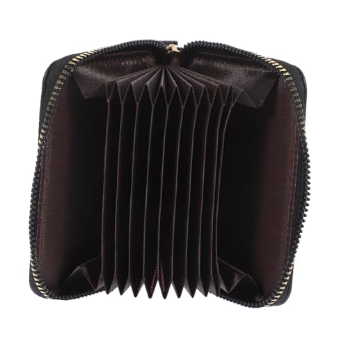 WEKAMOS PU Damen Geldbörse mit Reißverschluss Kleines Portemonnaie mit Großem Kartenfach Vielseitiger Kartenhalter und Münzfach Modische Kleine Clutch aus PU Material Langlebig und von WEKAMOS