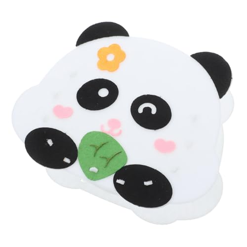 WEKAMOS Filz-Panda-stiftehalter Bastelset Simulierter Bär Federmäppchen Für Jungen Und Mädchen von WEKAMOS