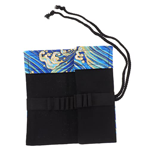 WEKAMOS Roll-up Stiftetasche in Japanischem Stil Große Kapazität Fächer Für Bleistifte Farbige Stifte Und Pinsel Tragbarer Organizer Für Künstler Und Studenten von WEKAMOS