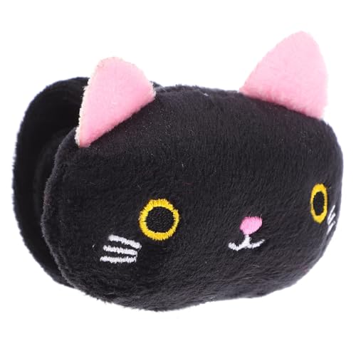 WEKAMOS Plüsch Katzen Slap Armband Weiches Snap Wristband Partydeko für Erwachsene Kuscheliges Tiermotiv Partyzubehör von WEKAMOS