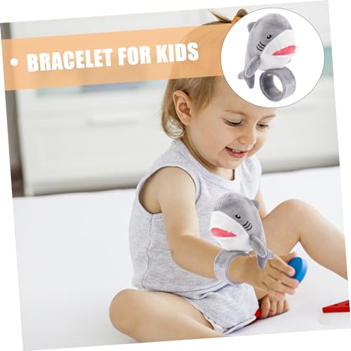WEKAMOS Schlaga Armband Shark Slap Bracelet Weiches Kuscheltier Armband Fuzzy Flexibel Party Mitbringsel Kinderhandgelenk von WEKAMOS