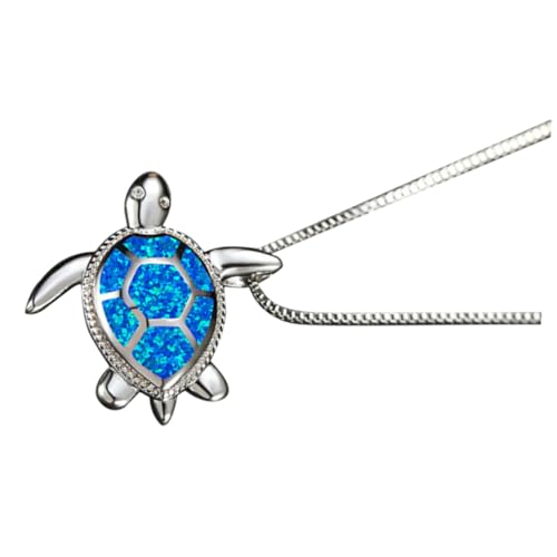 WEKAMOS Sea Turtle Anhänger Halskette für Frauen Meerestier Schmuck Kreative Schildkröten Kette für Partys und Alltagsoutfits Stilvoller und Eleganter Schmuck für von WEKAMOS