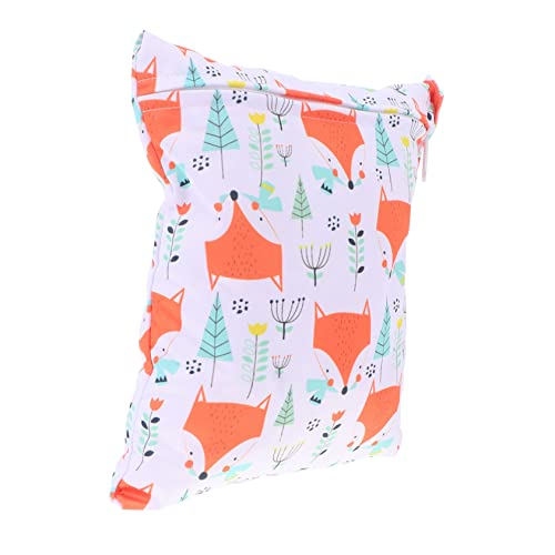 WEKAMOS Tragbare Windeltasche Für Kinderzimmer 19x24,5cm Für Nasse Und Trockene Windeln Praktische Wickeltasche Tragbar Und Leicht von WEKAMOS