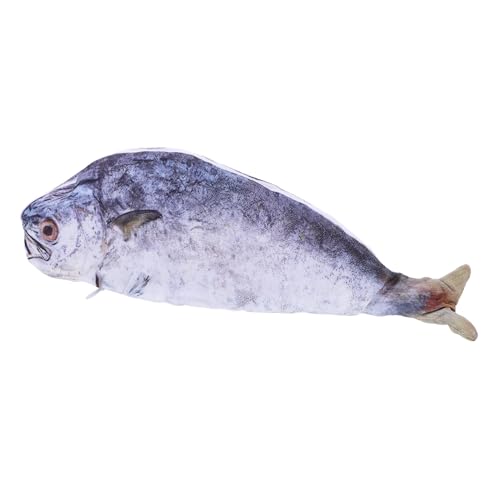 WEKAMOS Wasserfestes Federmäppchen in Fischform mit Geräumigem Innenraum Realistisches Design Vielseitig als Stifte Kosmetik Reiseetui für Schule und Büro Geeignet von WEKAMOS
