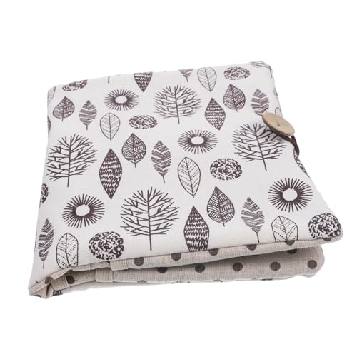 WEKAMOS Wiederverwendbarer Windel Aufbewahrungsbeutel mit Knopf Waschbarer Windeltasche aus Strapazierfähigem Polyester Kompakte für Babyartikel und Feuchttücher Leicht und Platzsparend von WEKAMOS