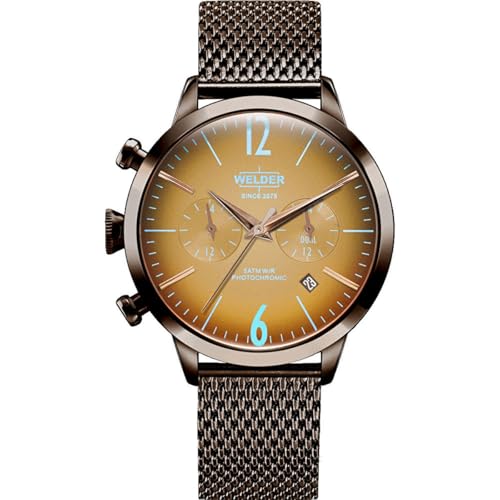 WELDER Damen Analog Japanisches Quarzwerk Uhr mit Edelstahl Armband 8434103392304 von WELDER
