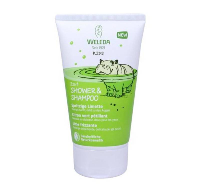 WELEDA AG Duschgel WELEDA Kids 2in1 Shower & Shampoo spritzig. Limette 150 ml von WELEDA AG