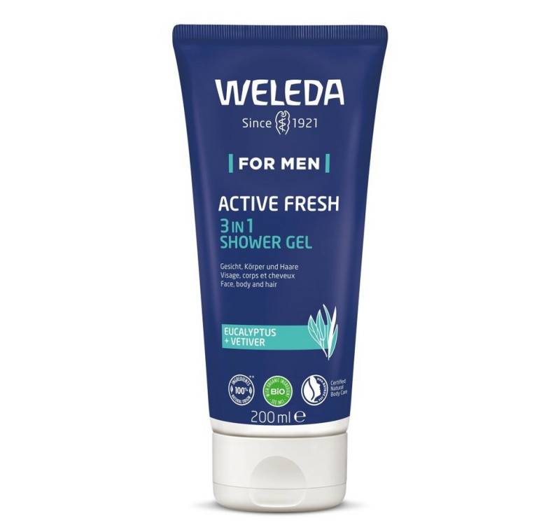 WELEDA Duschgel Men Active Fresh Invigorating Shower Gel von WELEDA