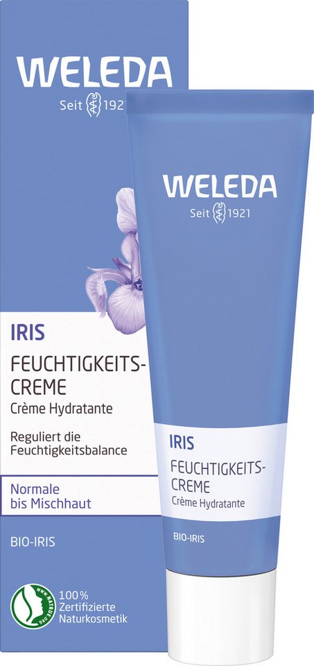 WELEDA Feuchtigkeitscreme Weleda Iris Feuchtigkeitscreme, feuchtigkeitsspendend, entspannend, für normale bis Mischhaut von WELEDA