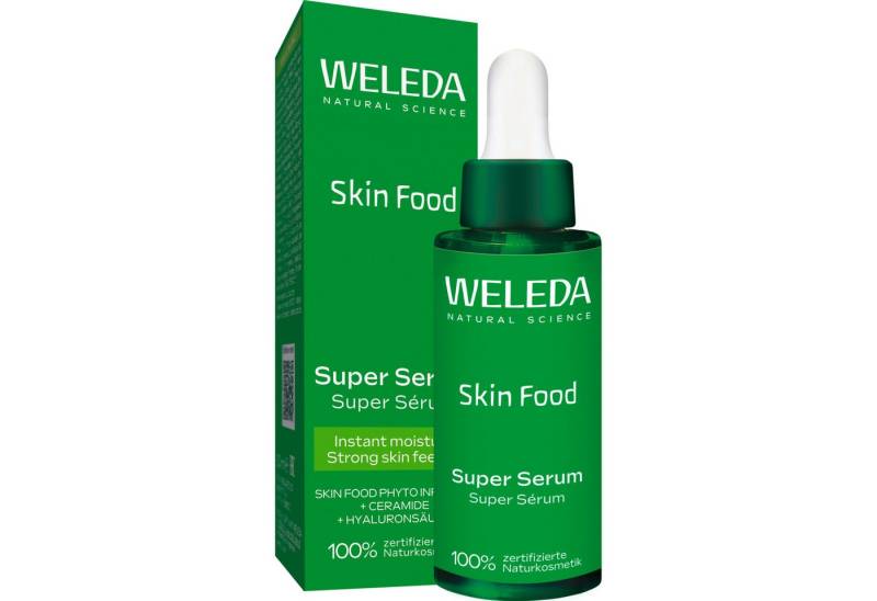 WELEDA Gesichtsserum Skin Food Super Serum, stärkt die Haut, verleiht ihr natürlichen Glow und neue Strahlkraft von WELEDA