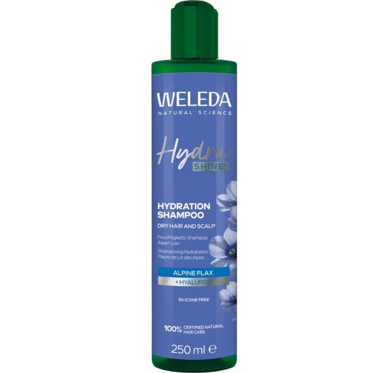 WELEDA Haarshampoo HydraShine Feuchtigkeits-Shampoo Alpen-Lein, 250 ml von WELEDA