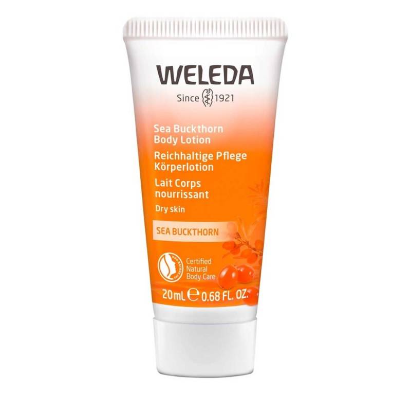WELEDA Körperlotion Sanddorn - Pflegelotion Kleingröße 20ml von WELEDA