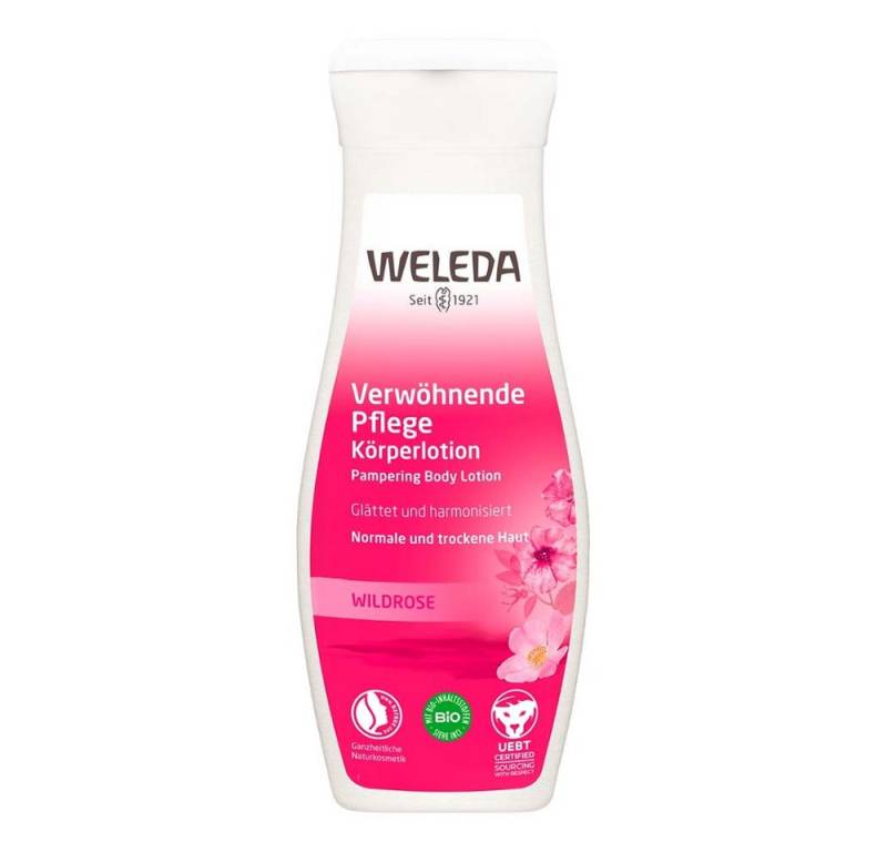WELEDA Körperlotion Wildrose Verwöhnende - Pflege Körperlotion 200ml von WELEDA
