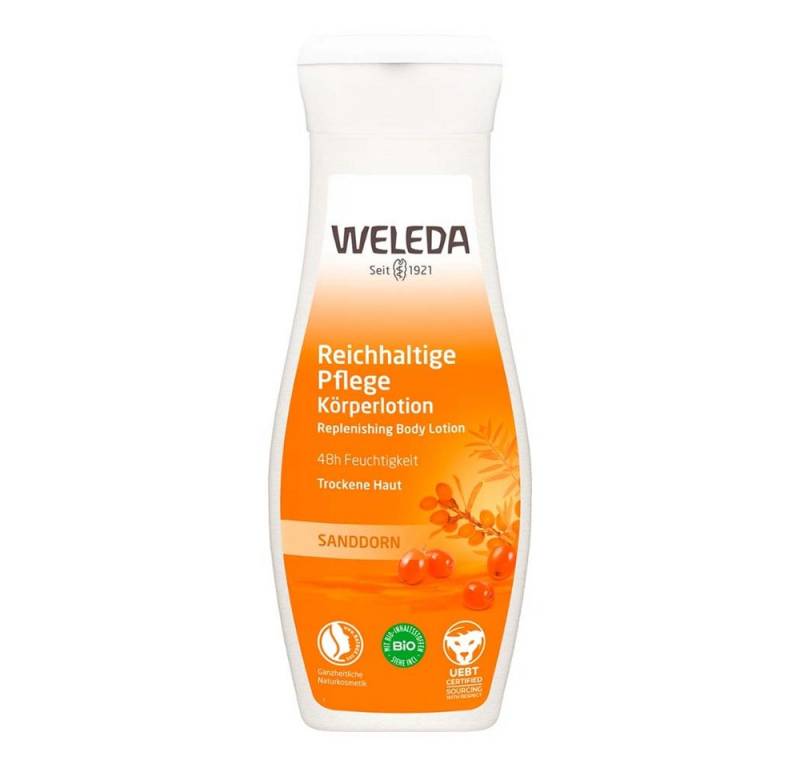 WELEDA Körperlotion Sanddorn - Reichhaltige Pflege Körperlotion 200ml von WELEDA
